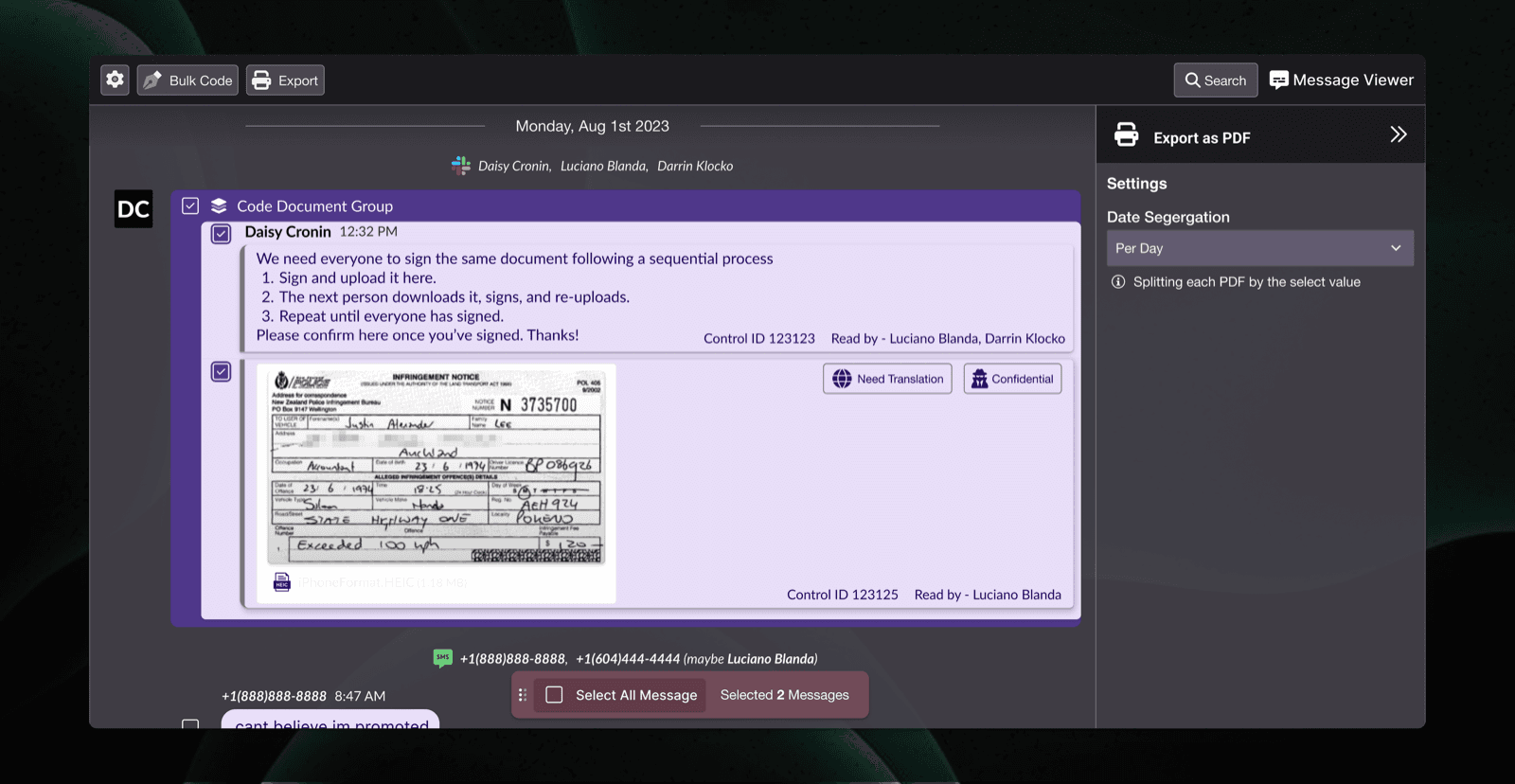 Modern Message Viewer preview